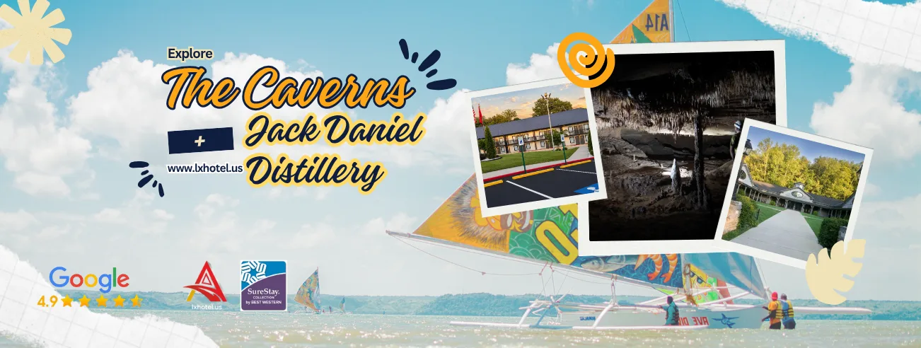 LX Hotel Manchester TN near The Caverns and Jack Daniel Distillery Tennessee attractions